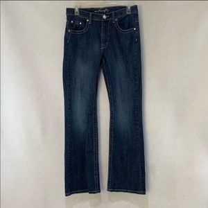 Ms. Firefly boot cut embellished jeans